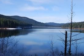 Panoramic view at Barney Reservoir
