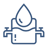 icon of a water drop with a faucet